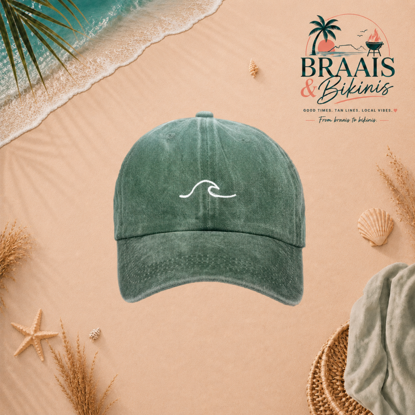 Ocean Wave Cap