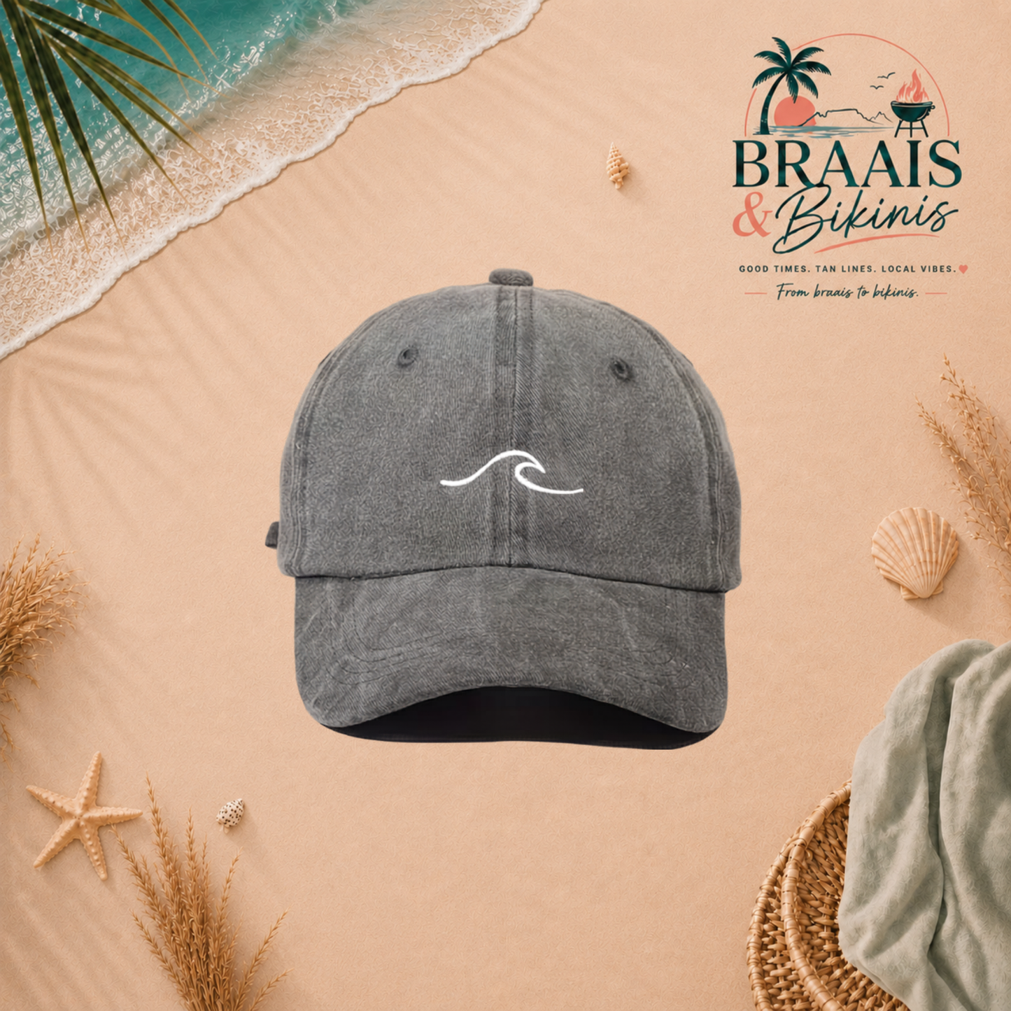 Ocean Wave Cap