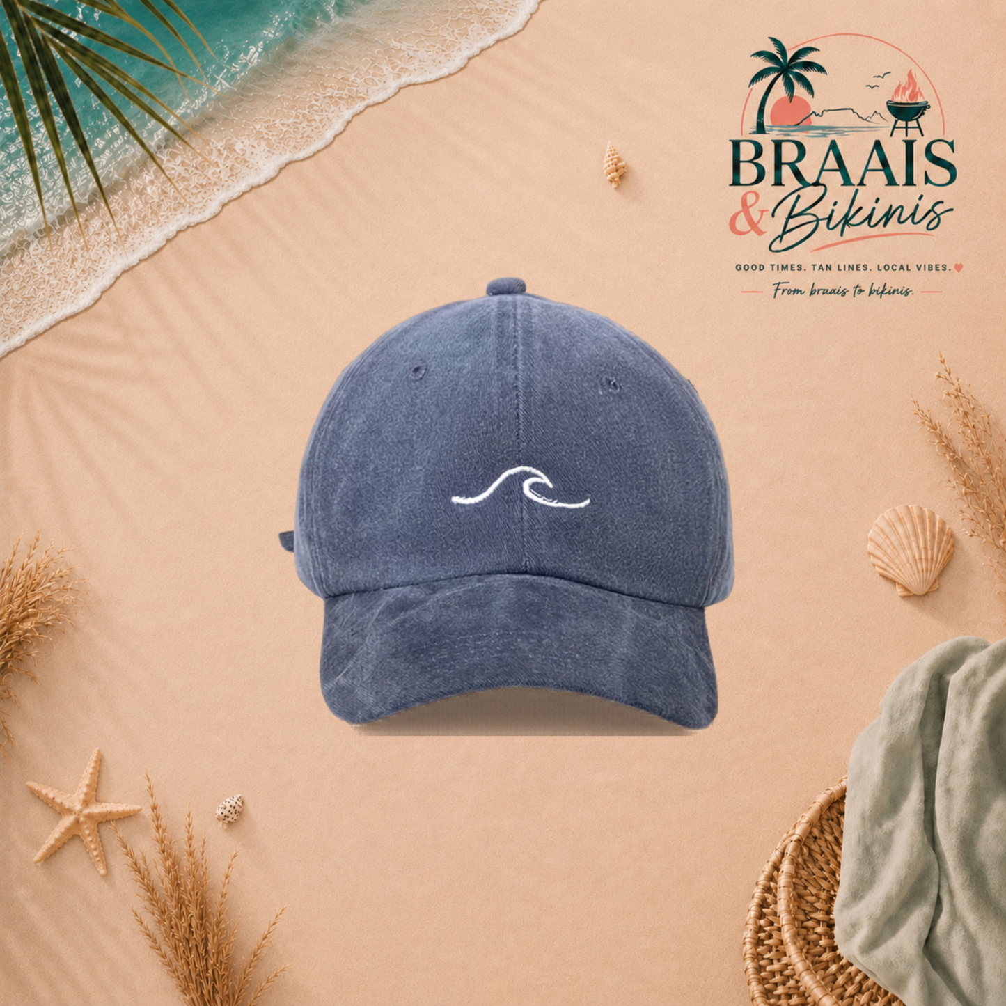 Ocean Wave Cap