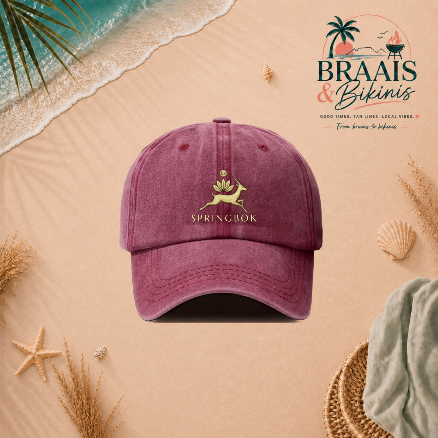 Springbok Washed Cap