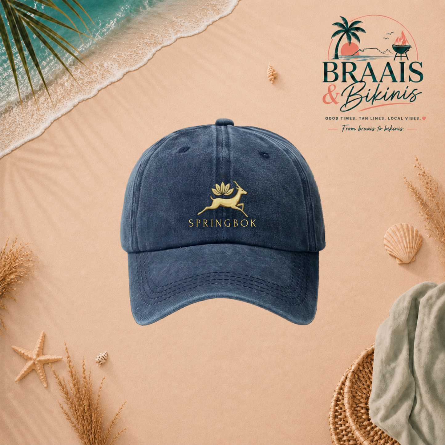 Springbok Washed Cap