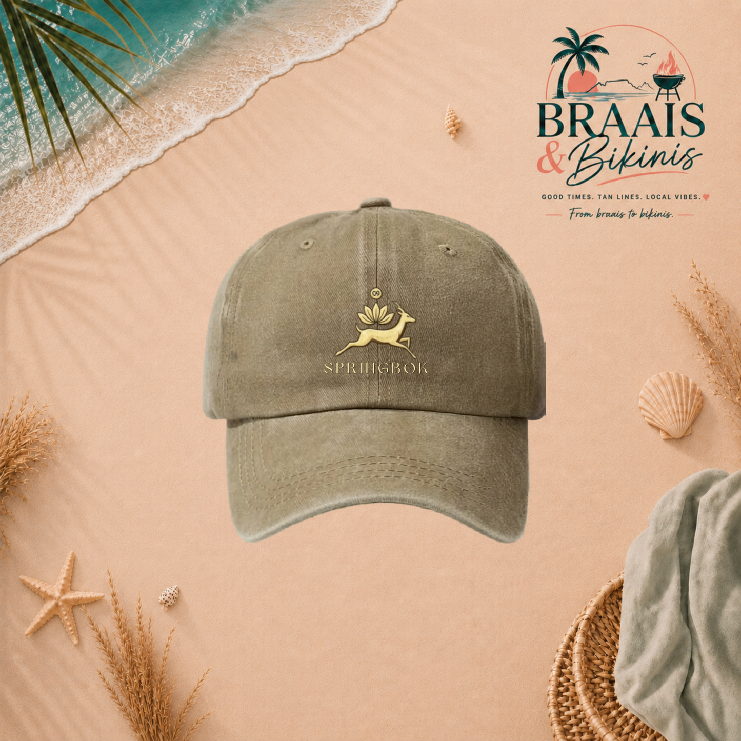 Springbok Washed Cap