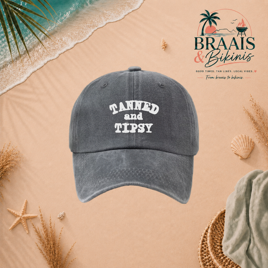 Tanned & Tipsy Washed Cap